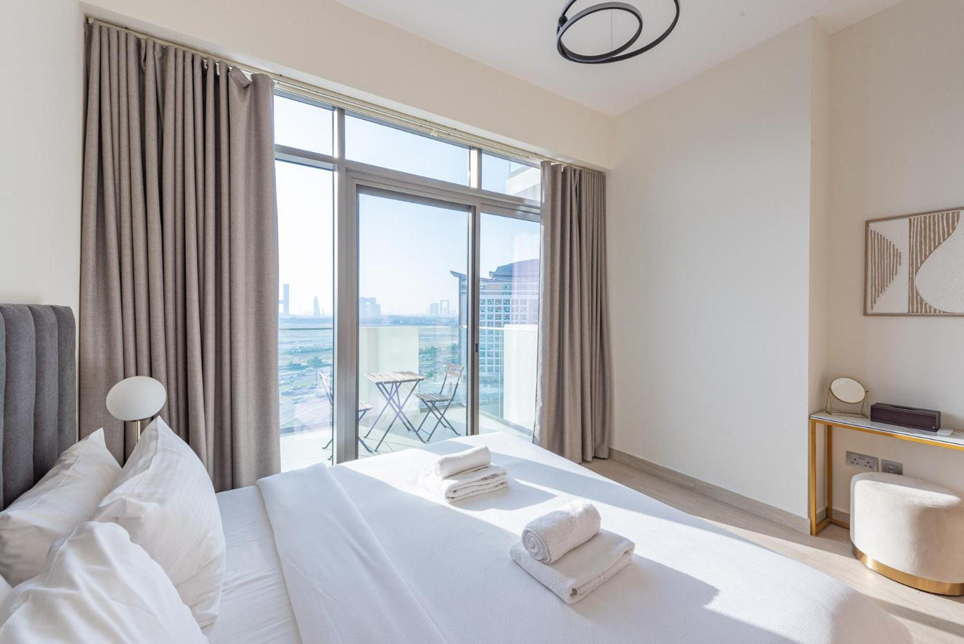 Cozy & Convenient 1Br Haven In Al Jaddaf Apartman Dubaj Kültér fotó